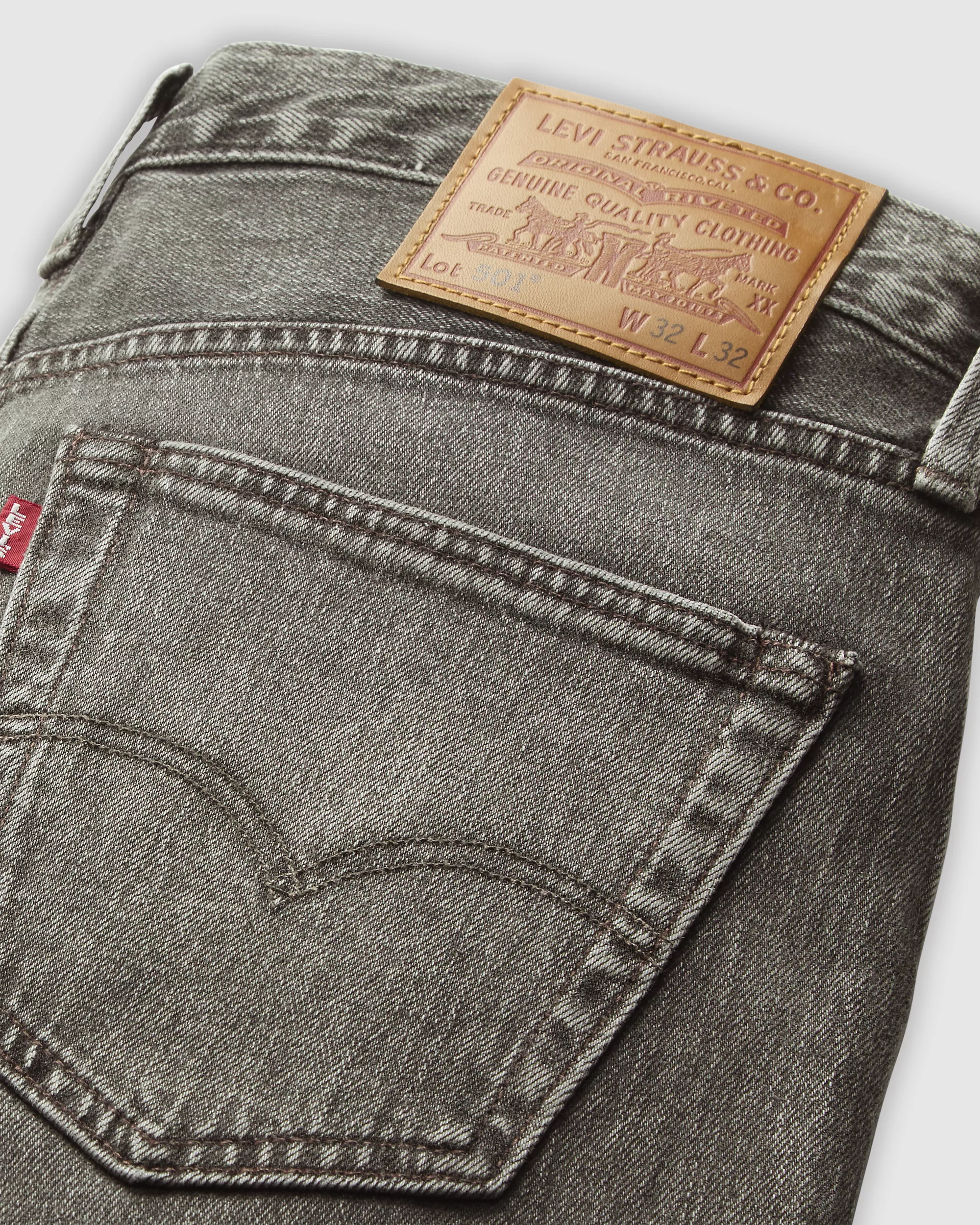 Levi's 501 Original Grey Denim - Image 3
